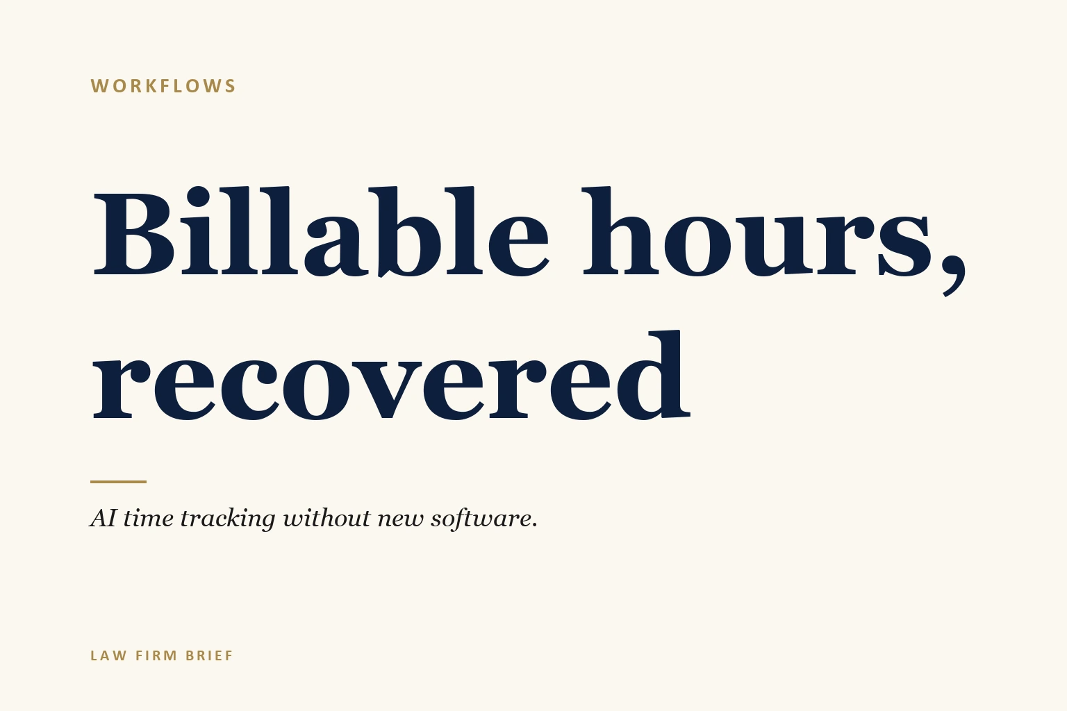 How to Cut Billable-Hour Friction with AI Time Tracking (No New Software Required)